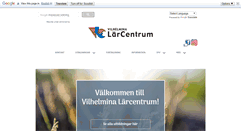 Desktop Screenshot of larcentrum.vilhelmina.se